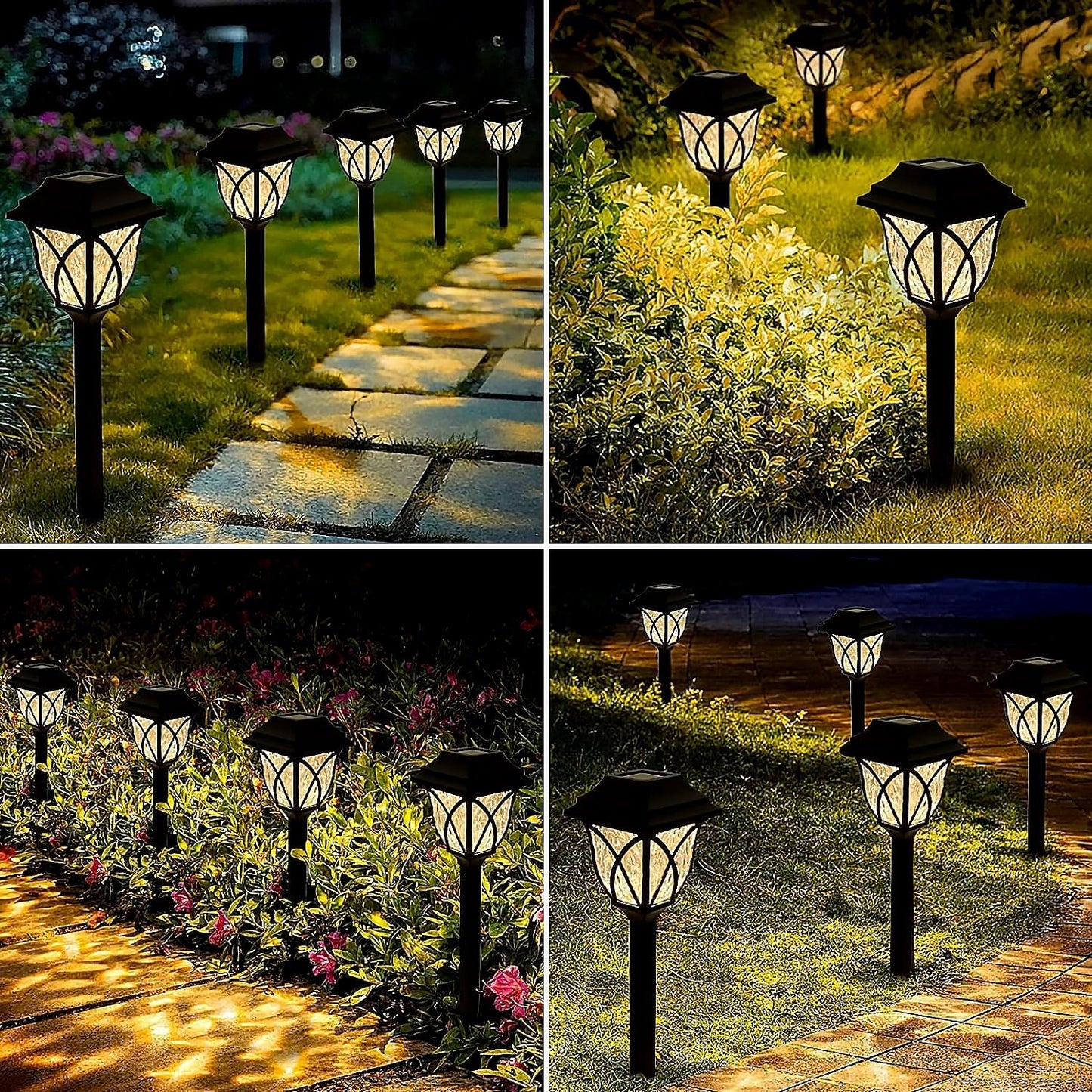 Solar Garden Lights LED Outdoor Stake Spotlight Fixture for Garden Light (Pack of 2pc ) - infinityexculsivestore.com