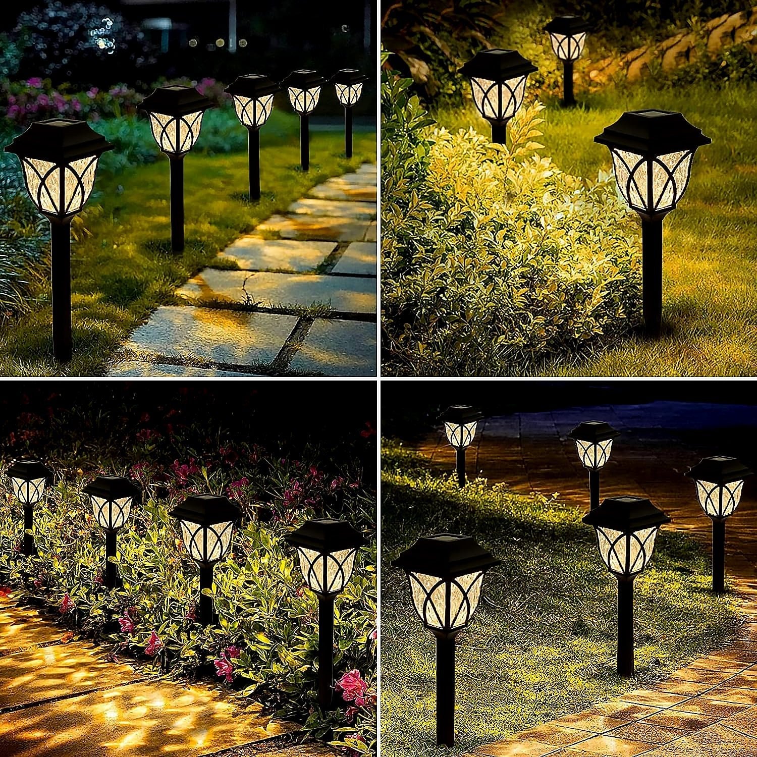 Solar Garden Lights LED Outdoor Stake Spotlight Fixture for Garden Light (Pack of 2pc ) - infinityexculsivestore.com