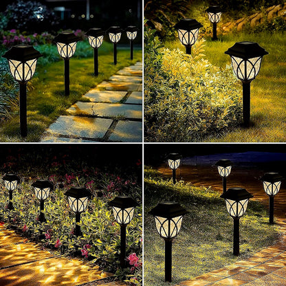 Solar Garden Lights LED Outdoor Stake Spotlight Fixture for Garden Light (Pack of 2pc ) - infinityexculsivestore.com