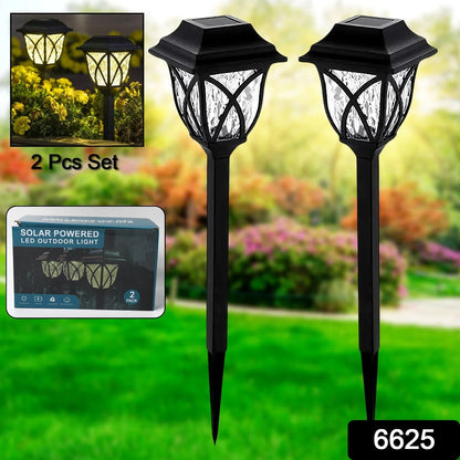 Solar Garden Lights LED Outdoor Stake Spotlight Fixture for Garden Light (Pack of 2pc ) - infinityexculsivestore.com