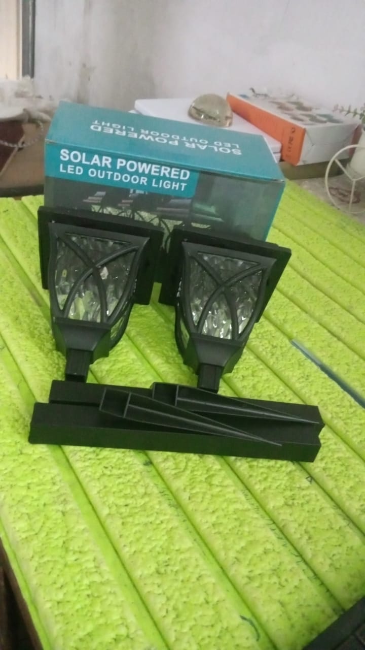 Solar Garden Lights LED Outdoor Stake Spotlight Fixture for Garden Light (Pack of 2pc ) - infinityexculsivestore.com