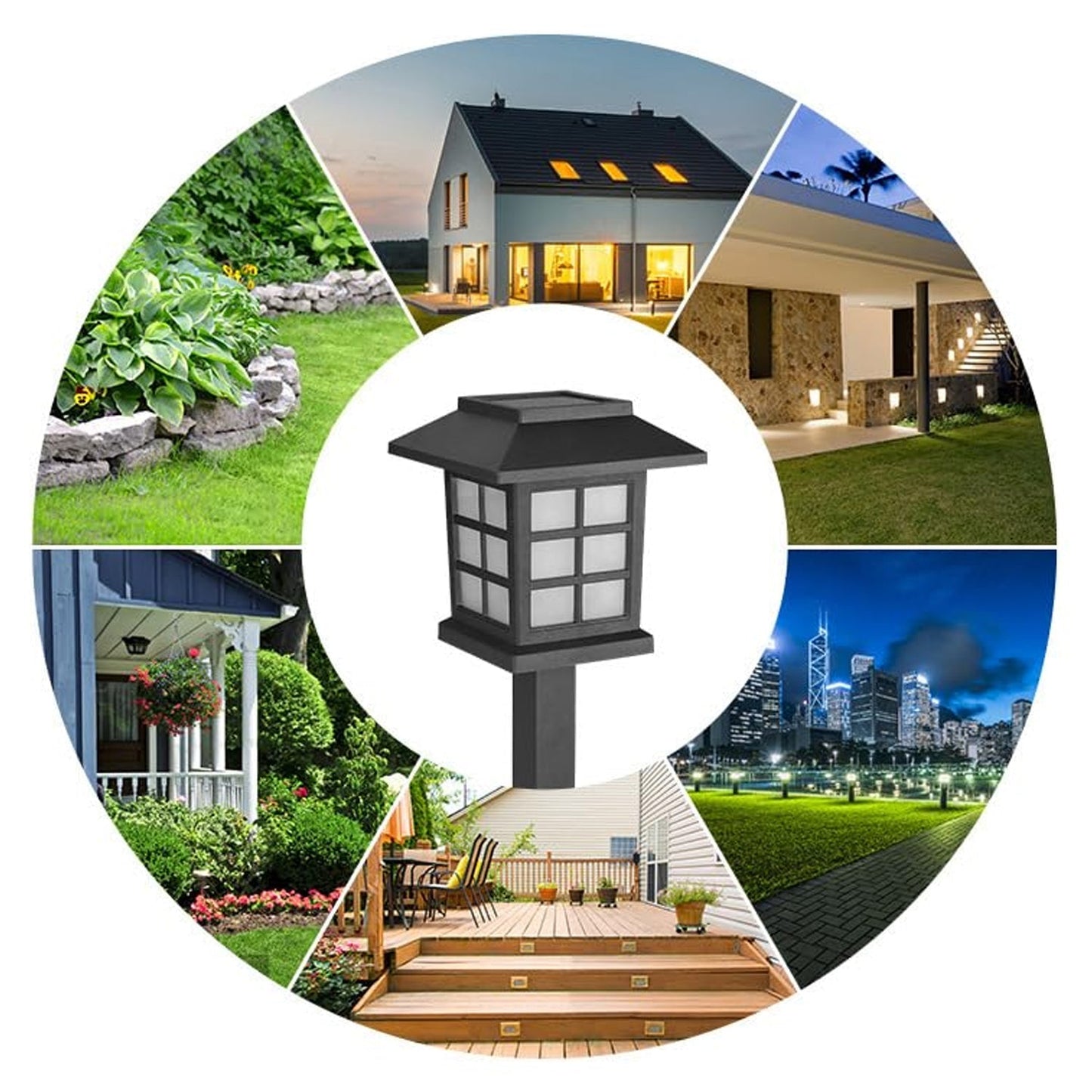 Solar Garden Lights, Outdoor Solar Landscape Lights, Waterproof Outdoor Solar Lights Walkway for Patio, Lawn, Yard, and Landscape (Pack of 2) - infinityexculsivestore.com