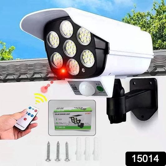 Solar Light Outdoor Motion Sensor Security Camera Shaped Dummy Wall Lamp (1 Pc) - infinityexculsivestore.com