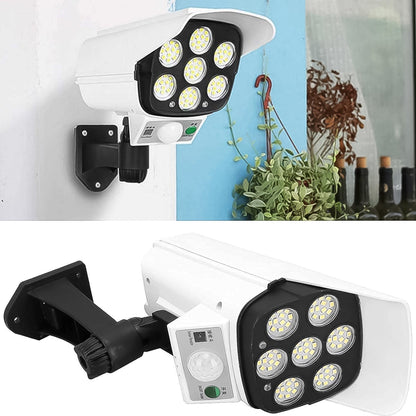 Solar Light Outdoor Motion Sensor Security Camera Shaped Dummy Wall Lamp (1 Pc) - infinityexculsivestore.com