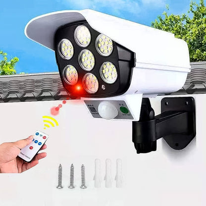 Solar Light Outdoor Motion Sensor Security Camera Shaped Dummy Wall Lamp (1 Pc) - infinityexculsivestore.com