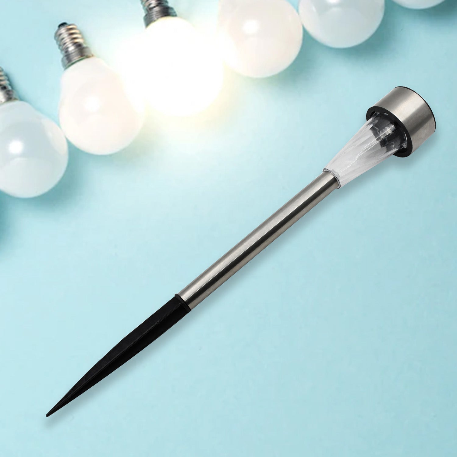 Solar Panel Led Spike Spot Light Landscape Garden Yard Path Lawn Outdors Solar Lamps (MOQ : - 24) - infinityexculsivestore.com