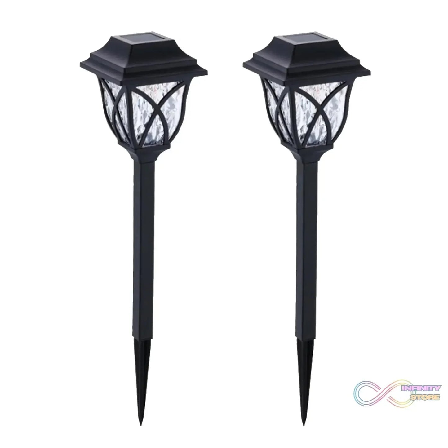 Solar Pathway Lights Outdoor Garden Lights (2 Pcs Set) - infinityexculsivestore.com