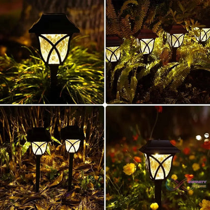 Solar Pathway Lights Outdoor Garden Lights (2 Pcs Set) - infinityexculsivestore.com