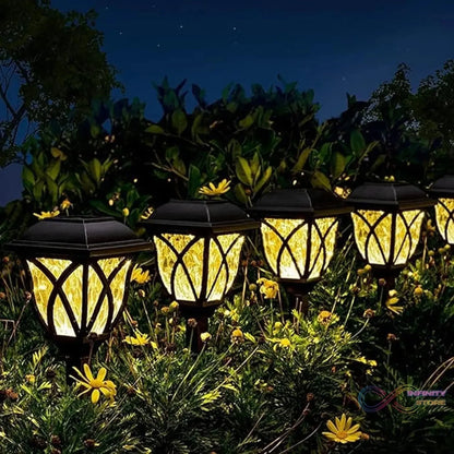 Solar Pathway Lights Outdoor Garden Lights (2 Pcs Set) - infinityexculsivestore.com