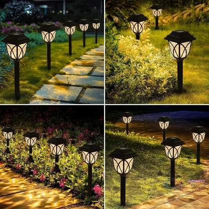 Solar Pathway Lights Outdoor Garden Lights (2 Pcs Set) - infinityexculsivestore.com