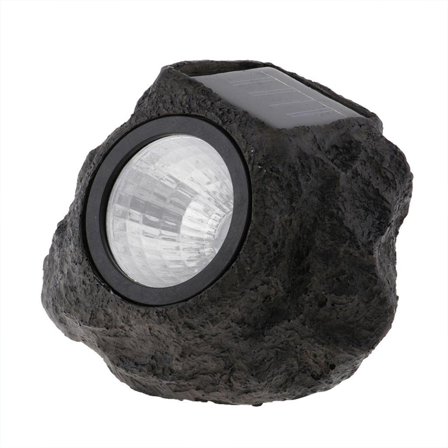 Solar Powered LED Rock Light Solar Powered LED Spotlight Faux Stone for Pathway Landscape Garden Outdoor Patio Yard (1 Pc) - infinityexculsivestore.com