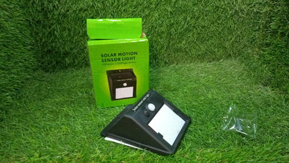 Solar Security LED Night Light for Home Outdoor / Garden Wall (Black) (30 - LED Lights) - infinityexculsivestore.com