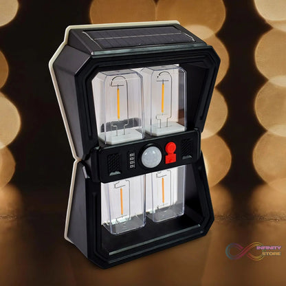 Solar Wall Lantern Light with 3 Modes & Motion Sensor (1 Pc) - infinityexculsivestore.com