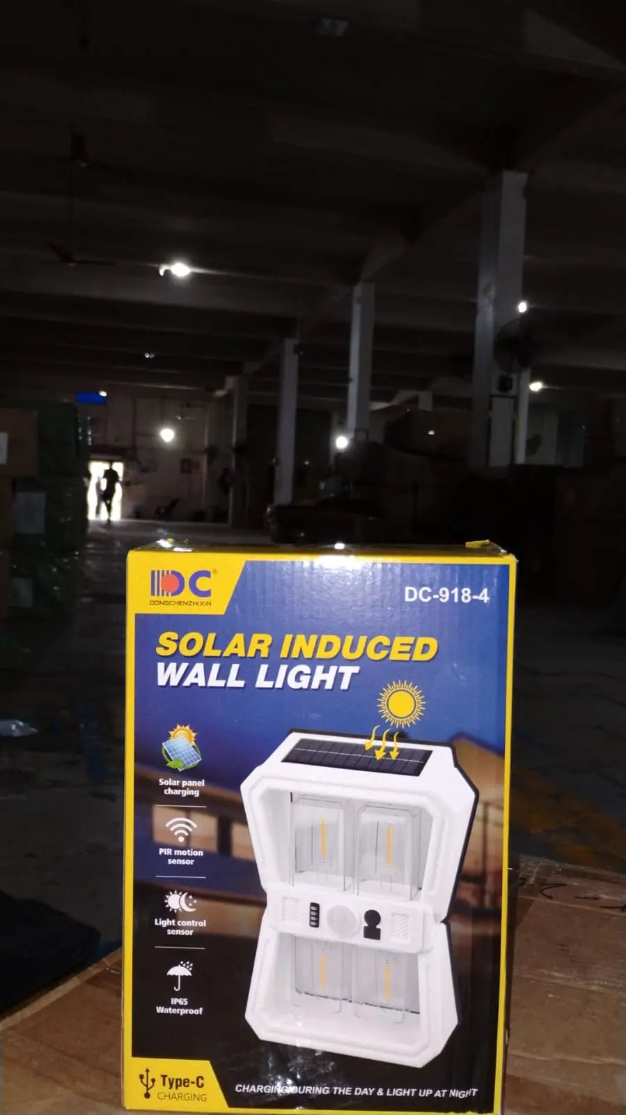 Solar Wall Lantern Light with 3 Modes & Motion Sensor (1 Pc) - infinityexculsivestore.com