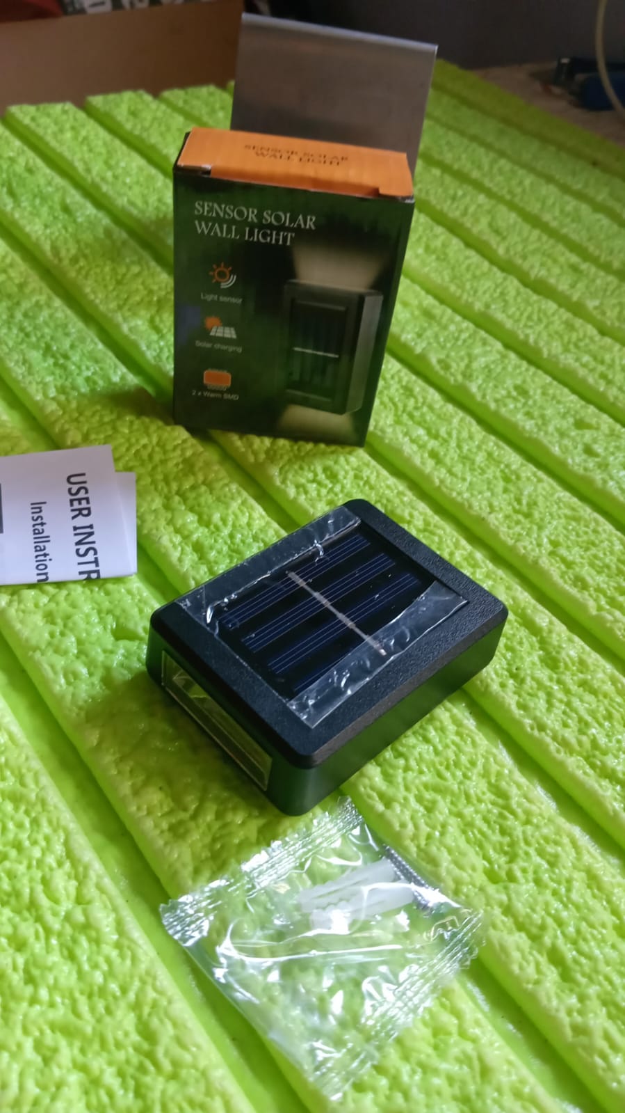 Solar Wall Lights Small Fence Lights Solar Powered Up Down LED Porch Light Garden Lights Outdoor Solar Landscape Lights WaterProof Light (1 Pc) - infinityexculsivestore.com