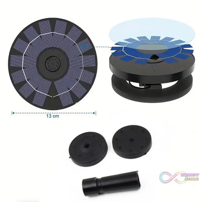 Solar Water Fountain Pump with Multi Spray Modes (1 Set) - infinityexculsivestore.com