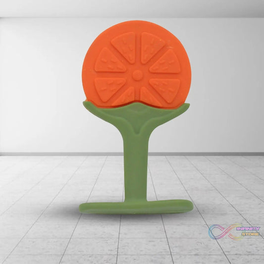 Soothe Baby's Gums: Safe & Fun Silicone Teether for Toddlers (3+ Months) - infinityexculsivestore.com