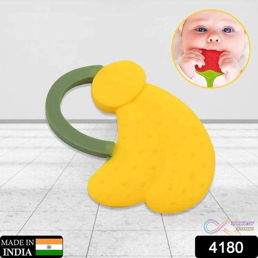 Soothe Baby's Gums: Safe & Fun Silicone Teether for Toddlers (3+ Months) - infinityexculsivestore.com