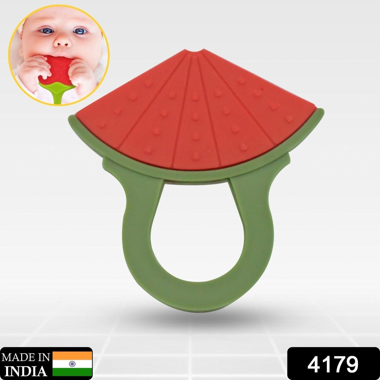 Soothe Baby's Gums: Safe & Fun Silicone Teether for Toddlers (3+ Months) - infinityexculsivestore.com