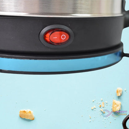 Soup Pot with Lid, Stainless Steel Multi Cooker Kettle (800W / 2.5 Ltr.) - infinityexculsivestore.com
