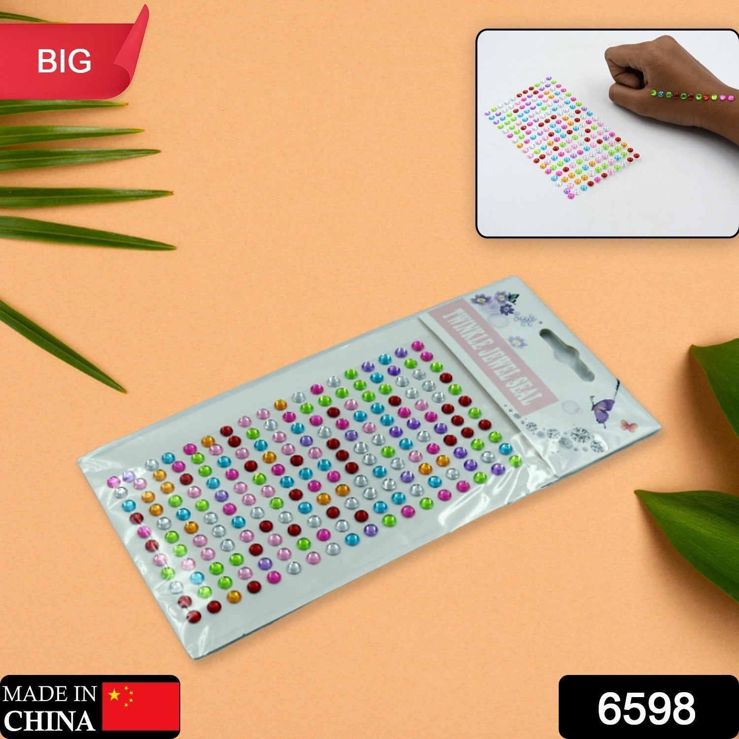 SpaceSelf Adhesive Multi Size Shaped Shining Stones Crystals Stickers For Art & Craft, Mobile Phone Decoration, Jewelery Making, School Projects, Creative Work - infinityexculsivestore.com