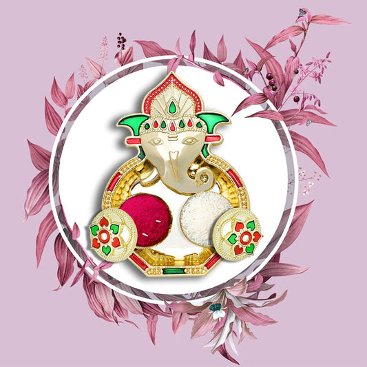 Special Puja Thali, Kumkum Thali Holder, Pooja Return Gift Diwali - infinityexculsivestore.com