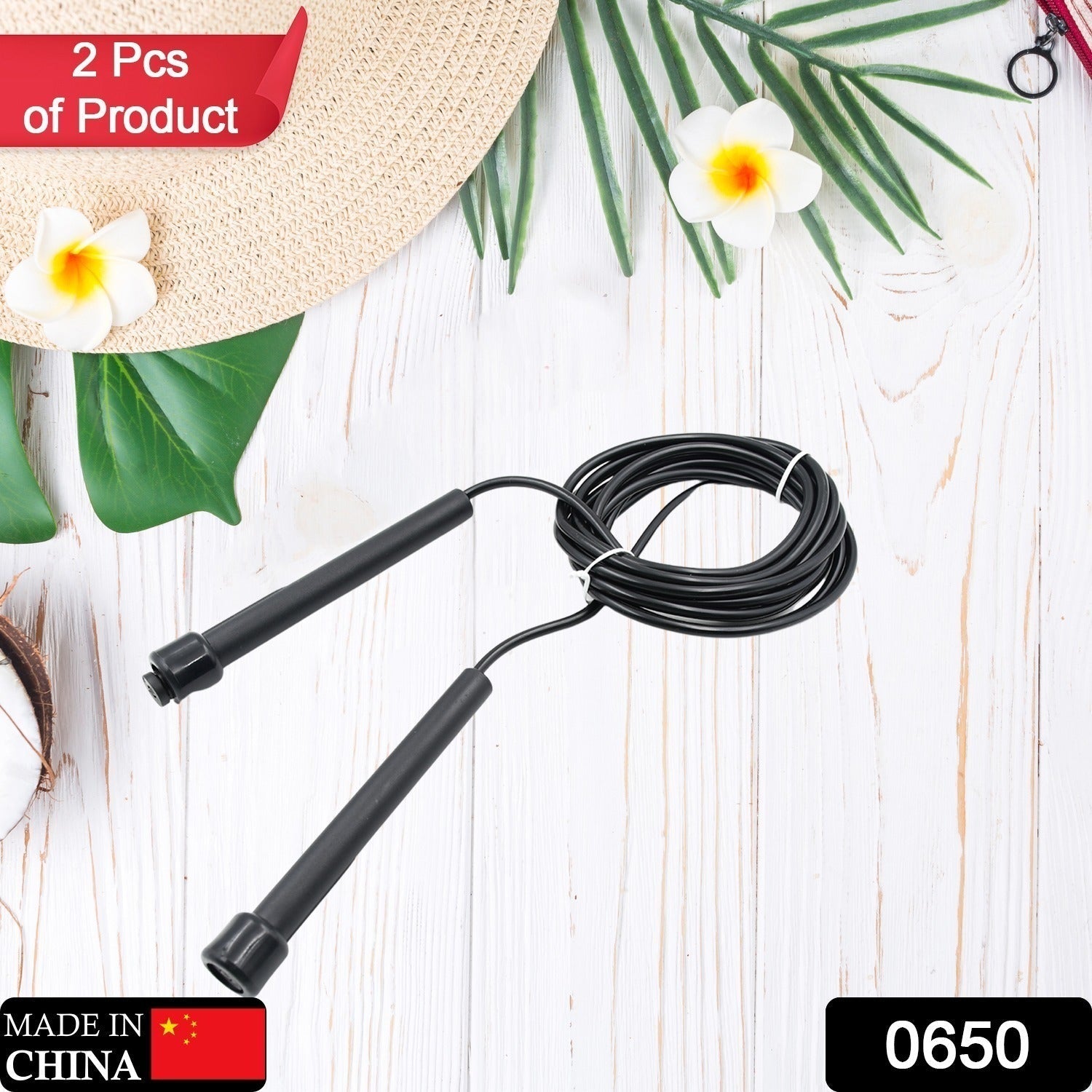 Speed Skipping Rope, Jump Rope With Pvc Handle, Sports Skipping Rope, Jump Rope for Weight Loss, Fitness, Sports, Exercise, Workout, For Men, Women, Boys & Girls 3mtr. - infinityexculsivestore.com
