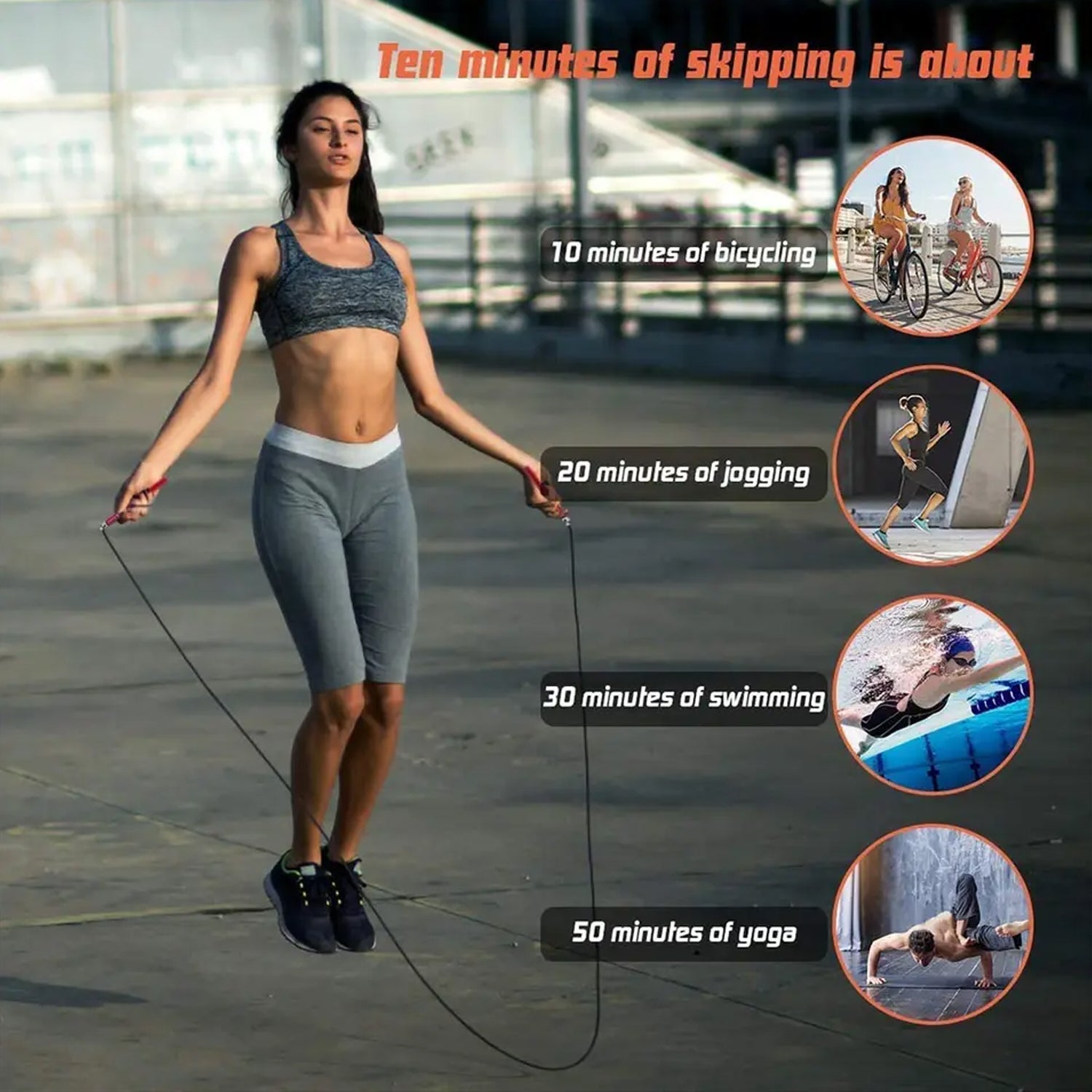 Speed Skipping Rope, Jump Rope With Pvc Handle, Sports Skipping Rope, Jump Rope for Weight Loss, Fitness, Sports, Exercise, Workout, For Men, Women, Boys & Girls 3mtr. - infinityexculsivestore.com