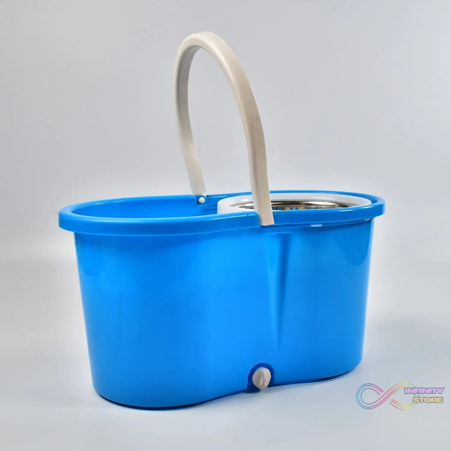 Spin Floor Cleaning Easy Advance Tech Bucket Mop and Rotating Steel Pole Head with 2 Microfiber Refill Heads for Household Floor Cleaning (MOQ : - 25pc) - infinityexculsivestore.com