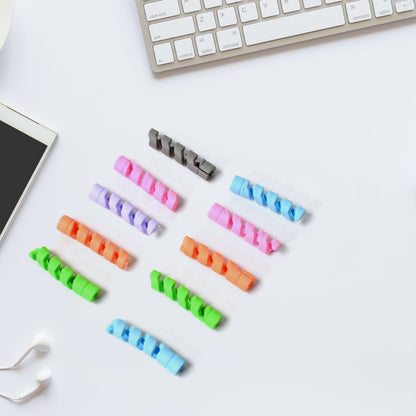 Spiral Charger Cable Protector Data Cable Saver Charging Cords Protective for All Universal Cable Cover (Pack of 10) - infinityexculsivestore.com