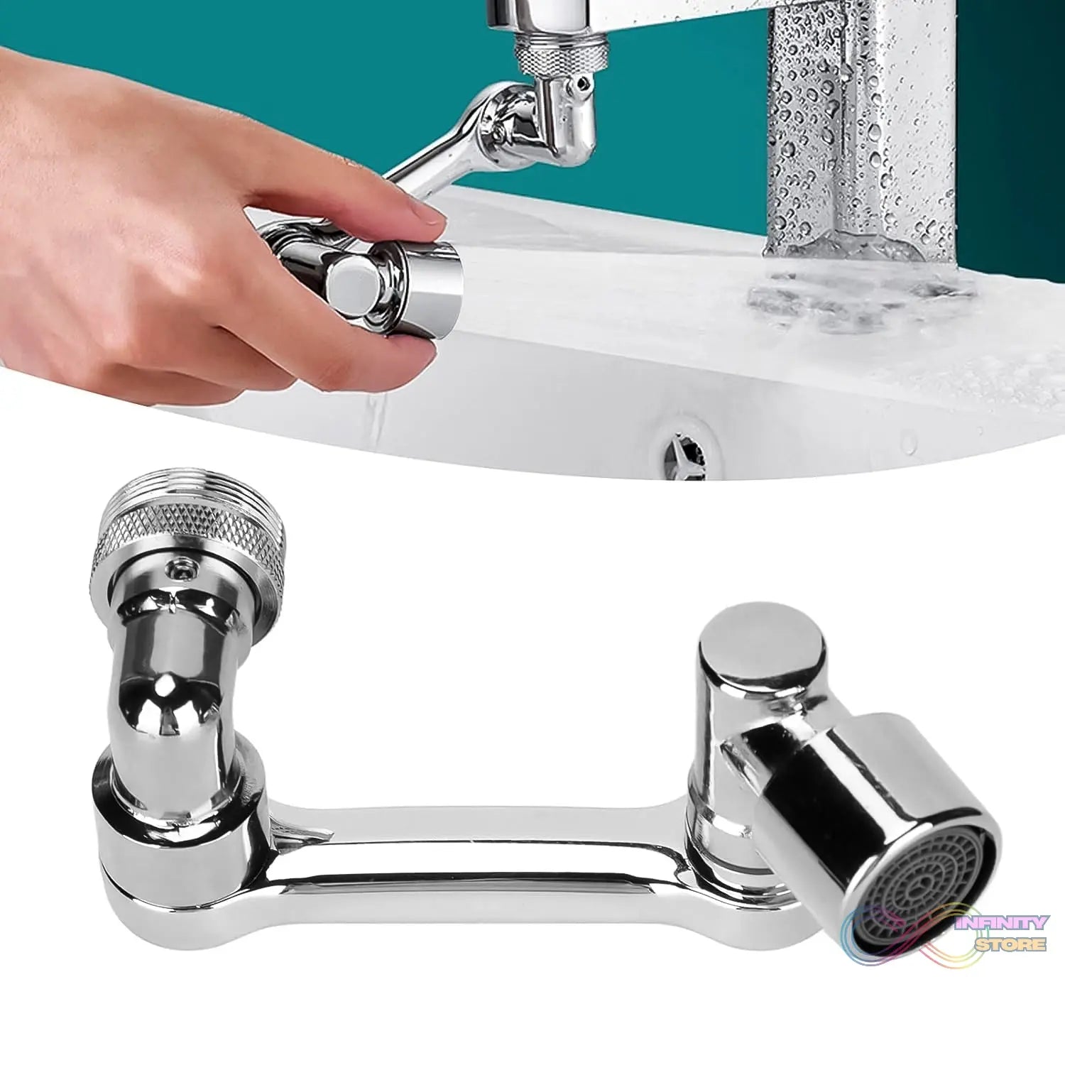 Splash Faucet Filter Faucet, 1080 Rotating Faucet Sprayer Head (1 Set) - infinityexculsivestore.com