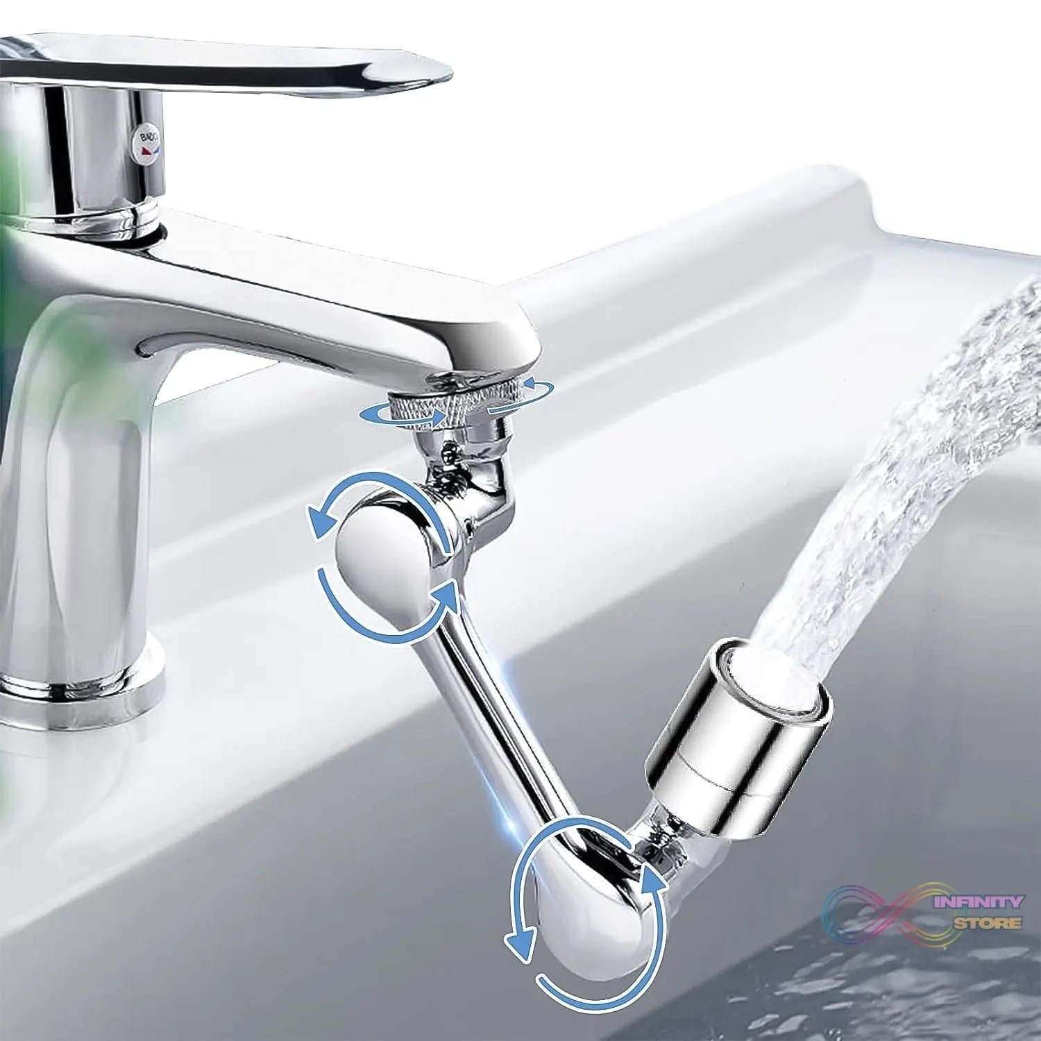 Splash Faucet Filter Faucet, 1080 Rotating Faucet Sprayer Head (1 Set) - infinityexculsivestore.com