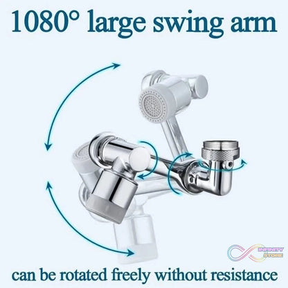 Splash Faucet Filter Faucet, 1080 Rotating Faucet Sprayer Head (1 Set) - infinityexculsivestore.com
