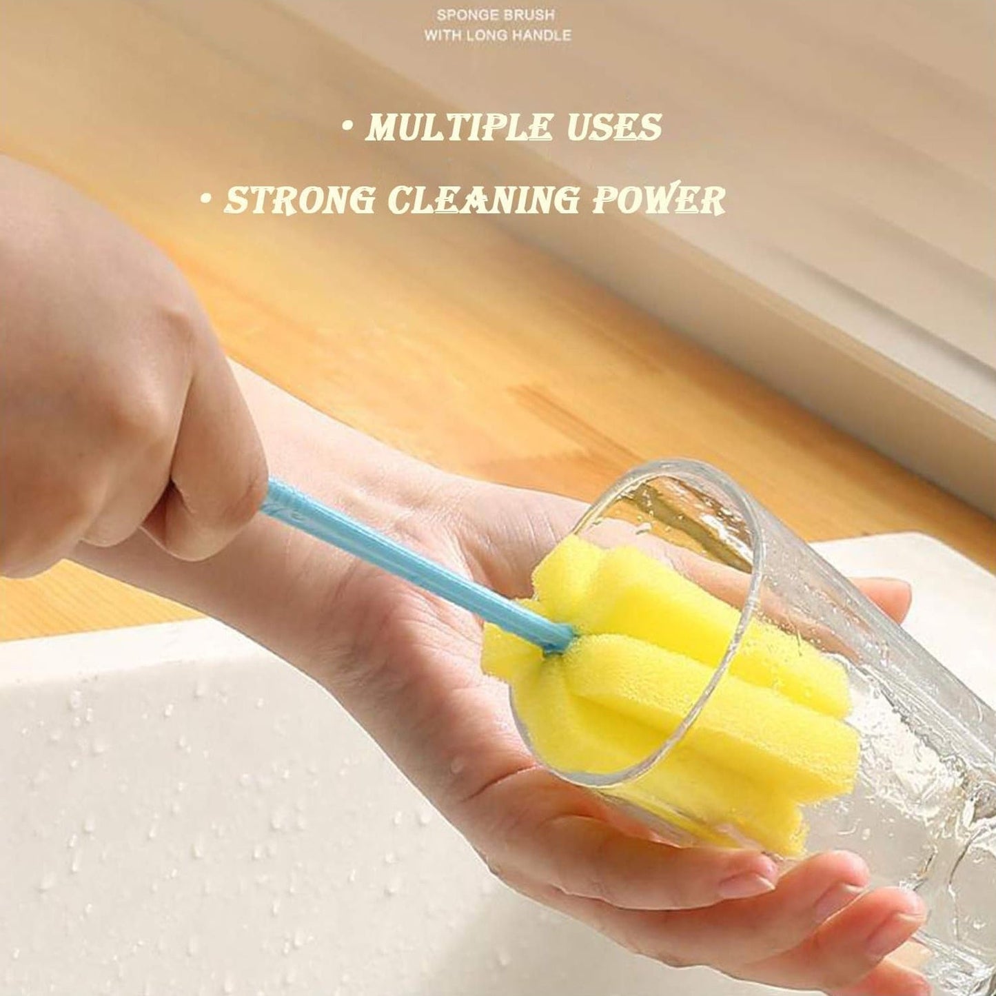 Sponge Head Household Kitchen Cleaning Tool (20Cm) - infinityexculsivestore.com