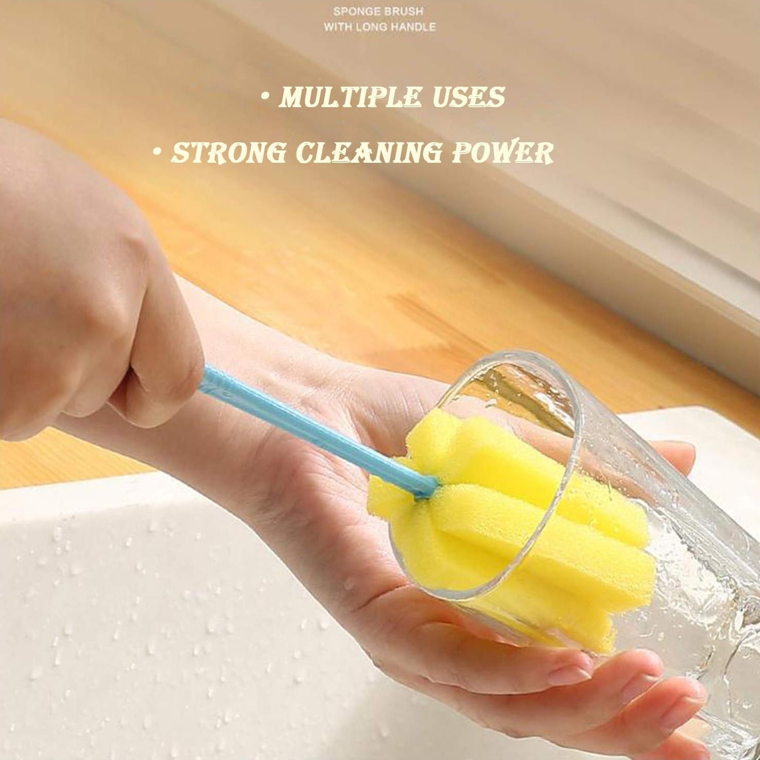 Sponge Head Household Kitchen Cleaning Tool (20Cm) - infinityexculsivestore.com