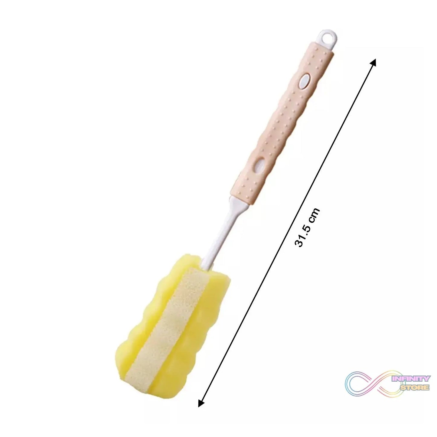 Sponge Head Household Kitchen Cleaning Tool Milk Bottle Cup Mug Brush - infinityexculsivestore.com