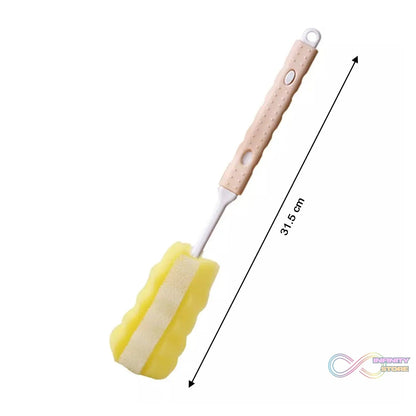 Sponge Head Household Kitchen Cleaning Tool Milk Bottle Cup Mug Brush - infinityexculsivestore.com