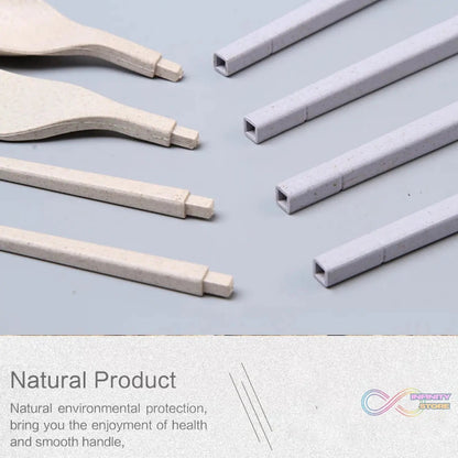 Spoon Fork Chopsticks Set Dinnerware 3PCS / Set Lunch Tableware Detachable Cutlery Portable Travel Kitchen Accessories - infinityexculsivestore.com