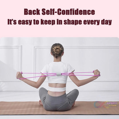 Sport Resistance Loop Band (1 Pc): Exercise, Yoga, Fitness, Mix Color - infinityexculsivestore.com