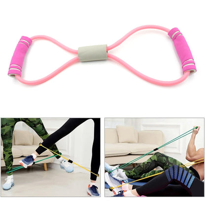 Sport Resistance Loop Band Yoga Bands Rubber Exercise Fitness Training Gym Strength Resistance Band, Exercise Equipment, Bands for Working Out (1 Pc) - infinityexculsivestore.com