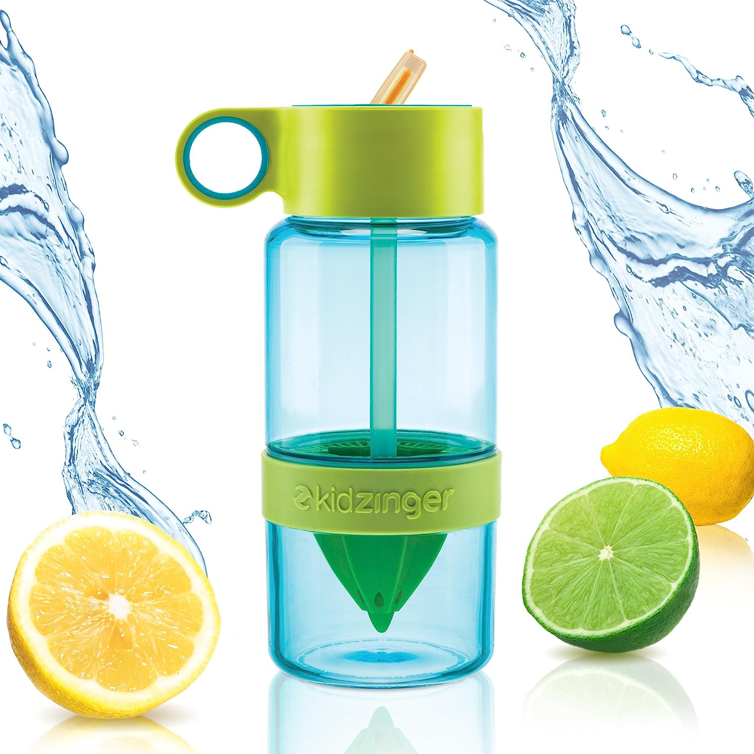 Sports Duo Citrus Kid Zinger Juice Water Bottle with Juice Maker Infuser Bottle (630ml) - infinityexculsivestore.com
