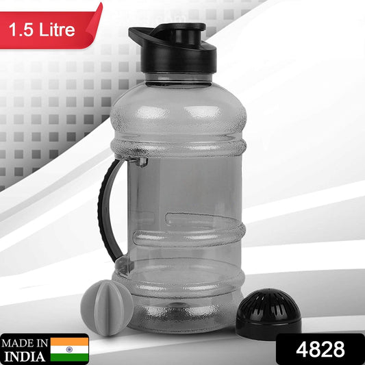 Sports Gym 1.5 Liters Gallon Water Bottle with Mixer and Strainer - infinityexculsivestore.com