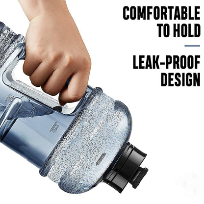 Sports Gym 1.5 Liters Gallon Water Bottle with Mixer and Strainer - infinityexculsivestore.com