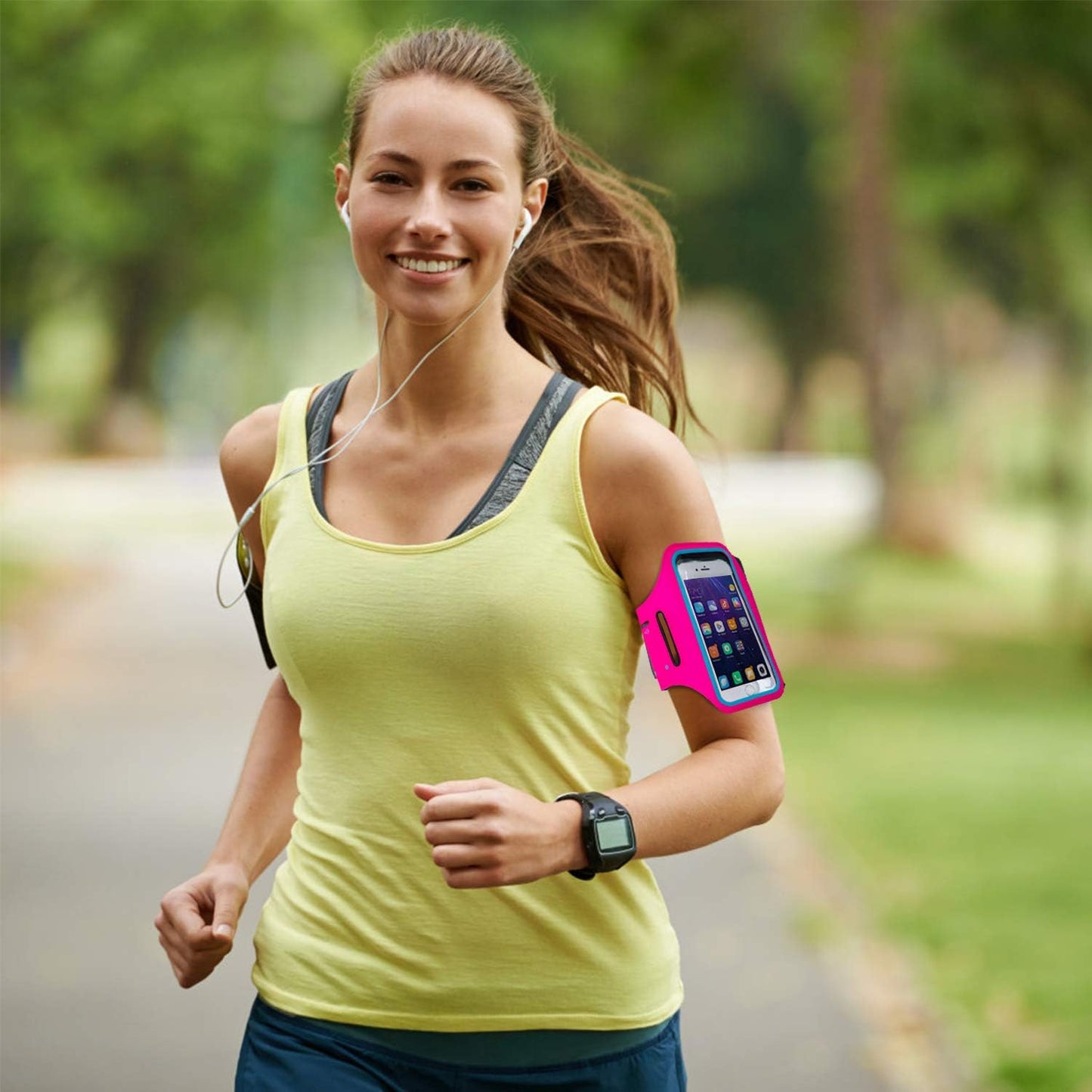 Sports Wrist Bag Running Arm Band Running Armband Phone Arm Pouch Case Cellphone Arm Band Phone Arm Case Holder Sports Phone Armbands Running Phone Holder (1 Pc) - infinityexculsivestore.com