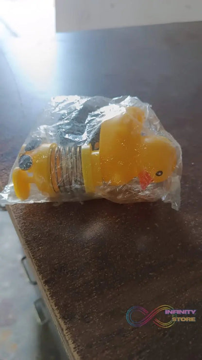Spring Doll Dance Toy Duck Car Bicycle Bell with Propeller Helmet (1 Pc / Mix Design) - infinityexculsivestore.com