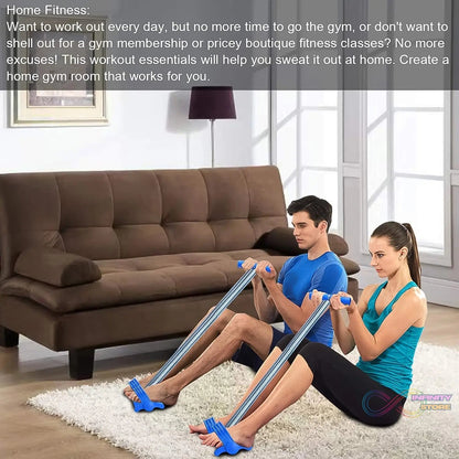 Spring Tension Pull Rope Resistance Band Exercise Strap Single Spring (1 Pc) - infinityexculsivestore.com