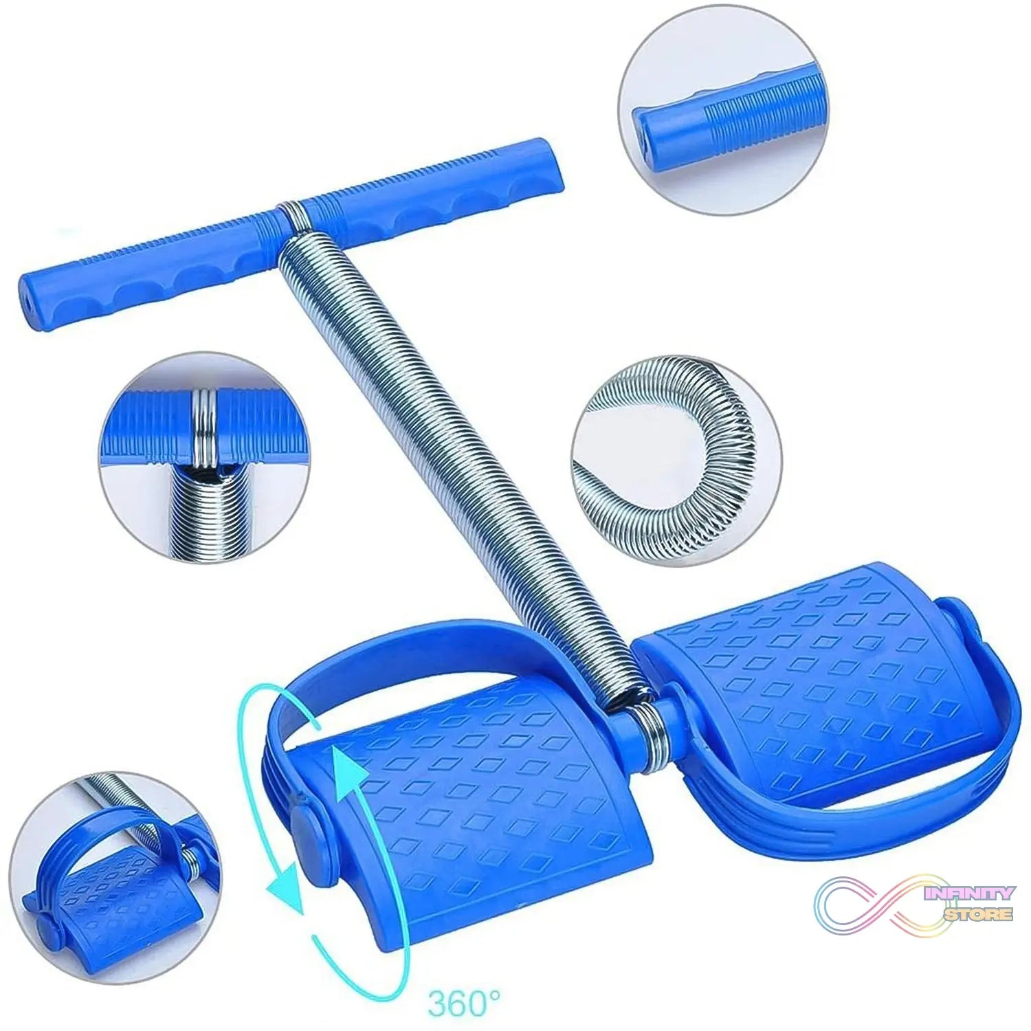 Spring Tension Pull Rope Resistance Band Exercise Strap Single Spring (1 Pc) - infinityexculsivestore.com
