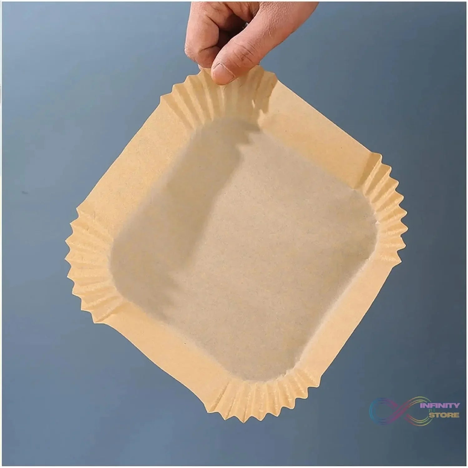 Square Air Fryer Disposable Paper Liner (50 Pcs Set / 160mmx45mm) - infinityexculsivestore.com