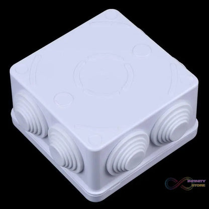 Square fancy box for securely storing CCTV cameras and accessories