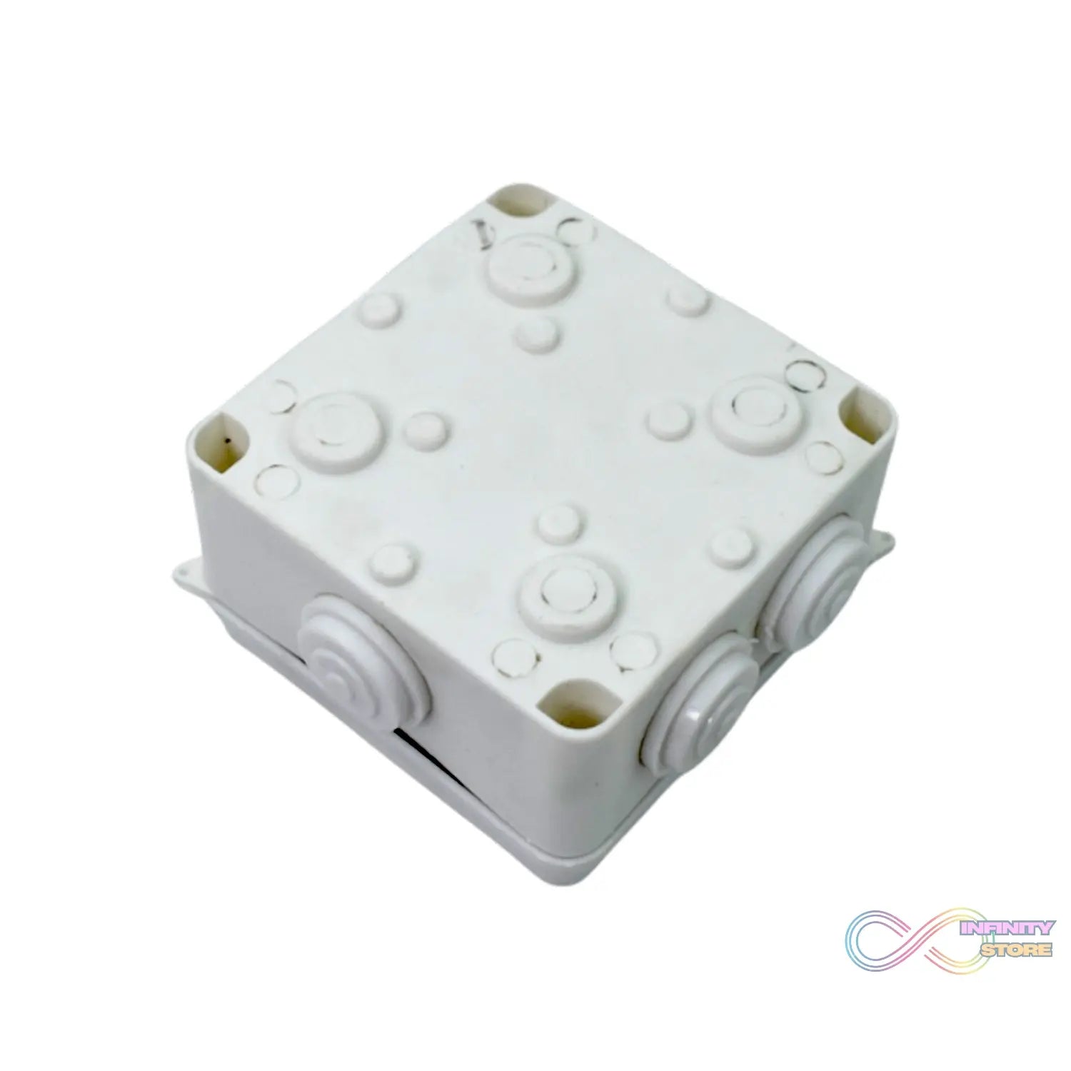 Elegant square box for organized storage of CCTV equipment